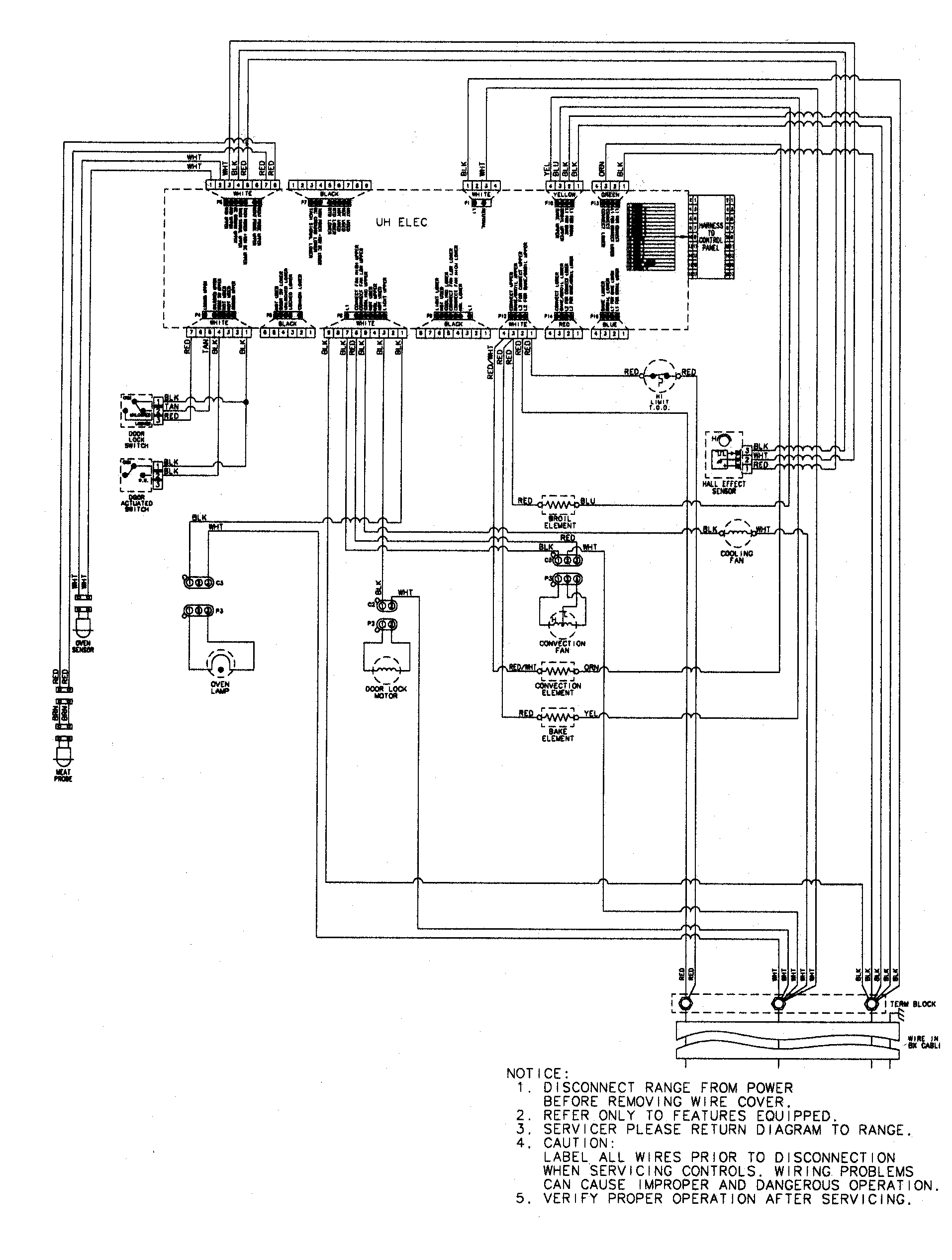 Jenn-Air JJW8630DDW0 wiring information (at 19 frc) diagram