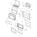Jenn-Air JJW9830DDP door (pro) diagram