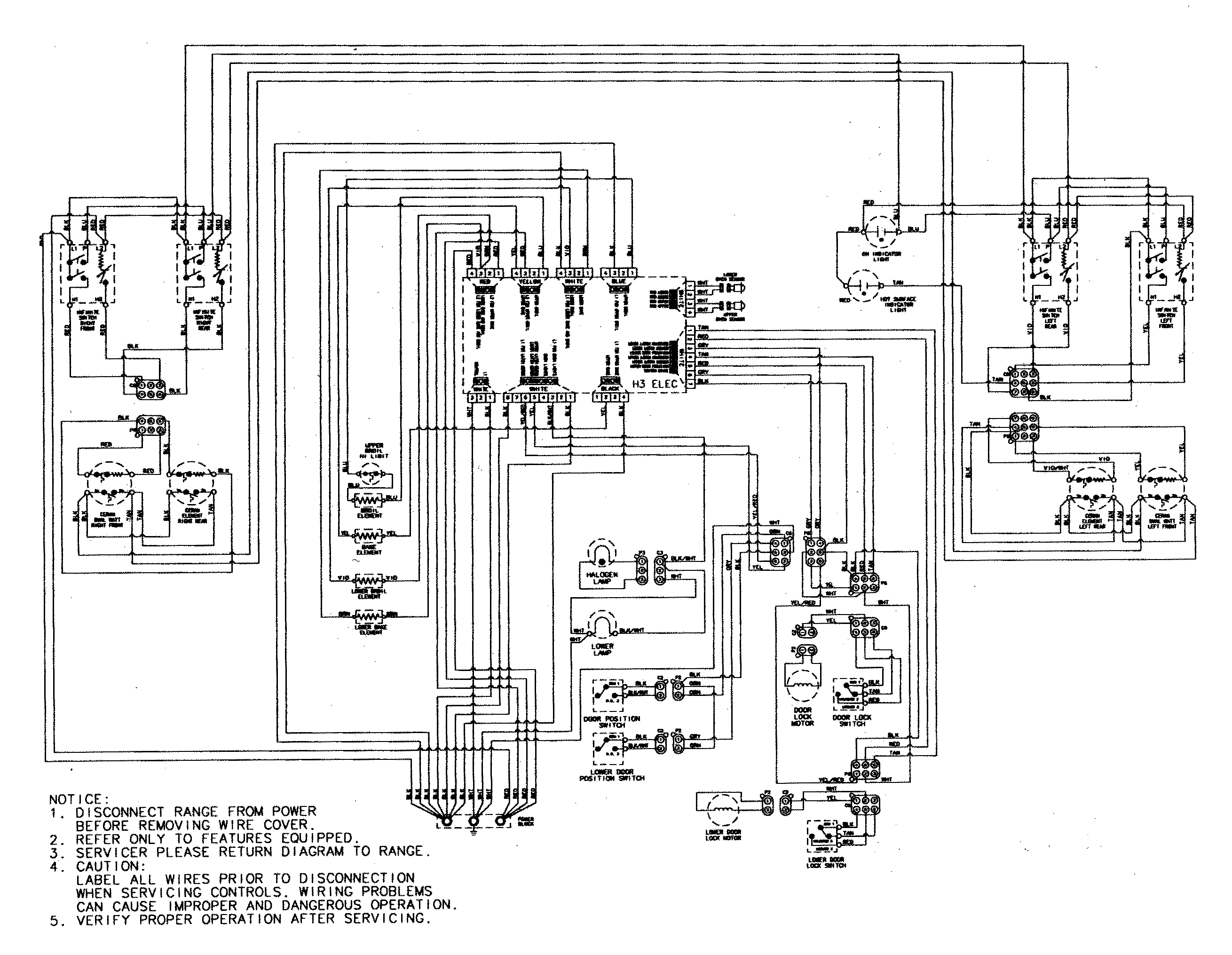 Maytag MER6751AAW wiring information diagram