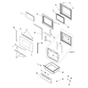 Maytag MERM752BAW door/drawer diagram
