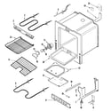 Maytag MERL752BAB oven/base diagram