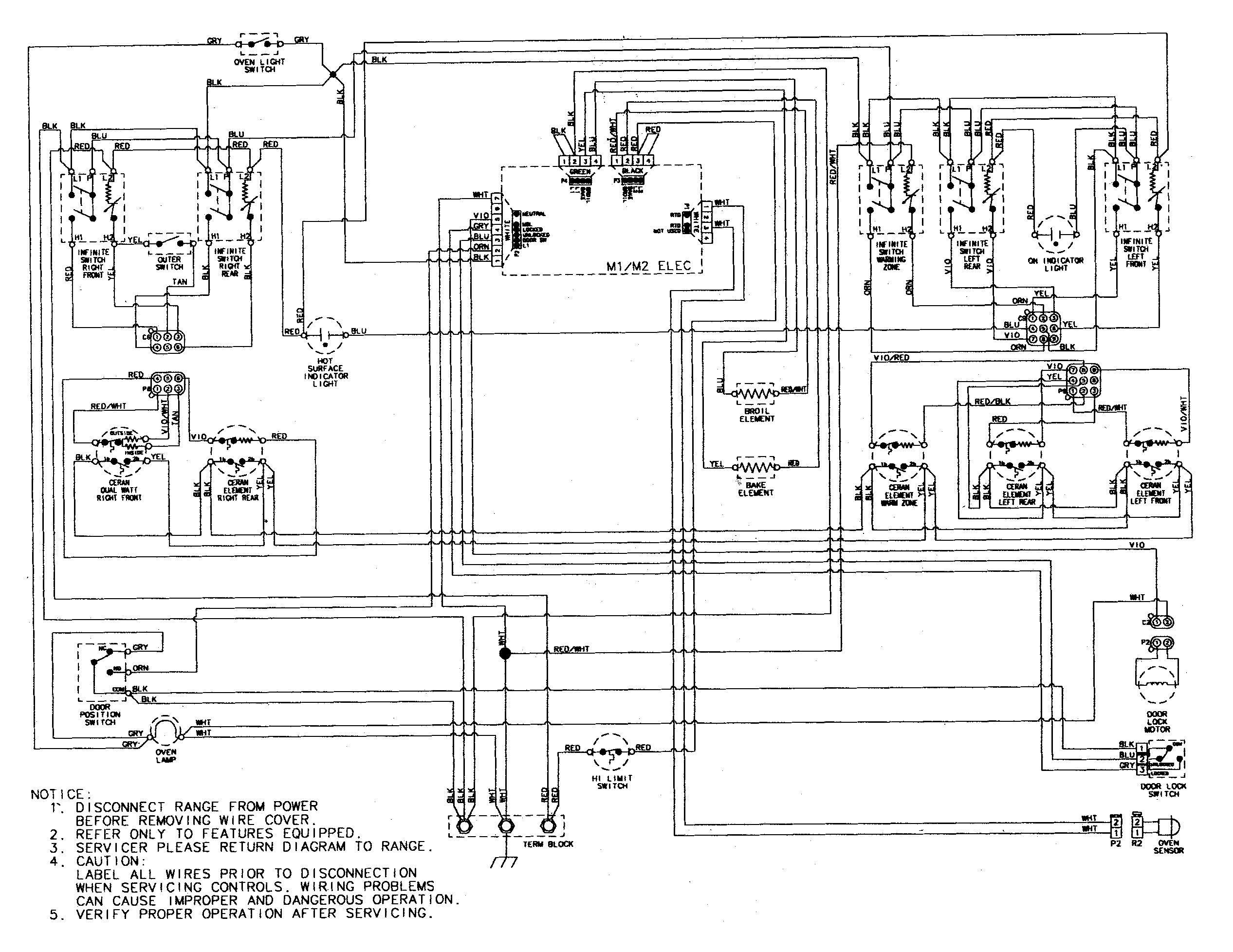Maytag MER5765RAB wiring information diagram