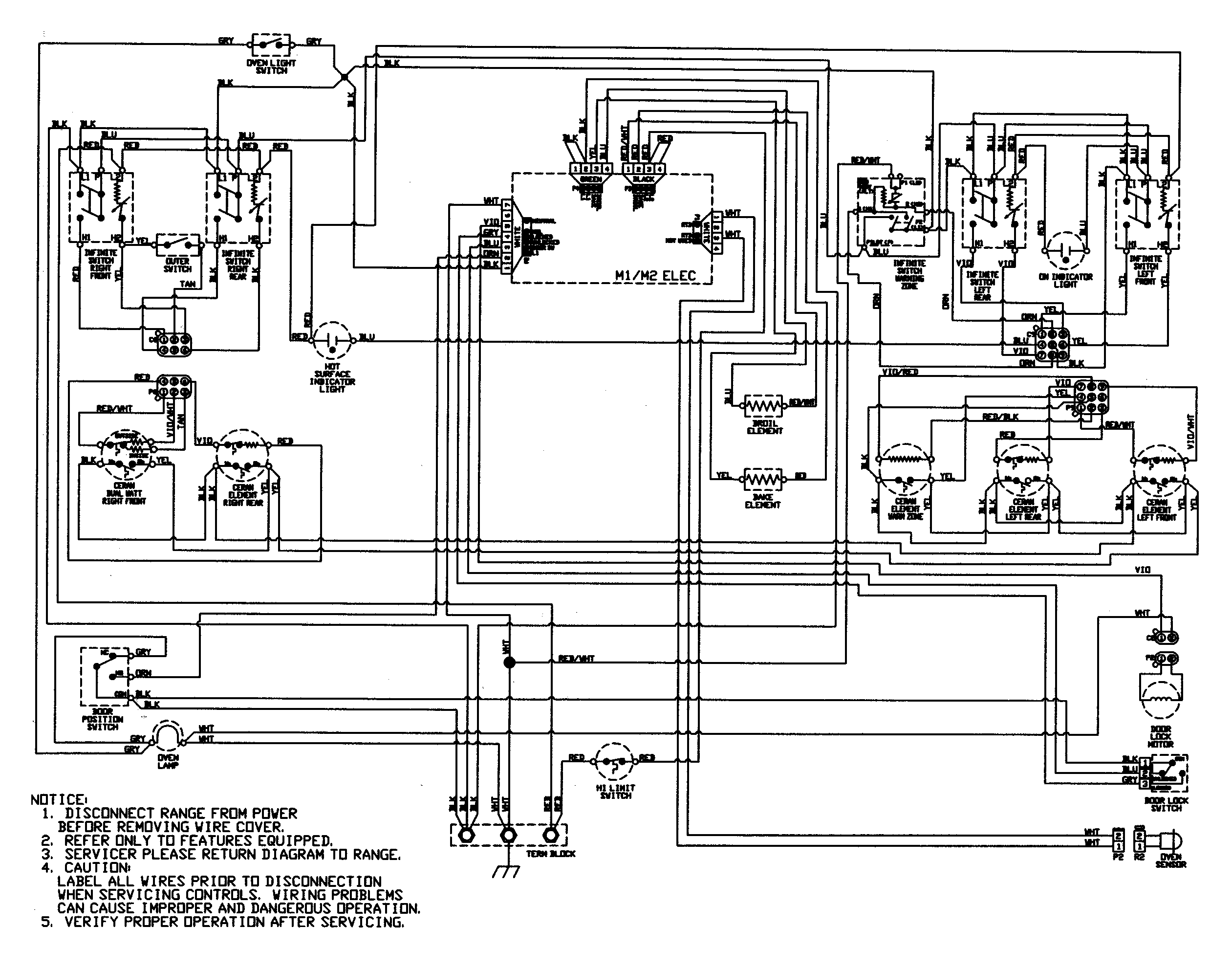 Maytag MER5765RAB wiring information (at series 12) diagram