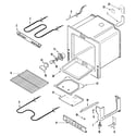 Maytag PERL451ACW oven/base diagram