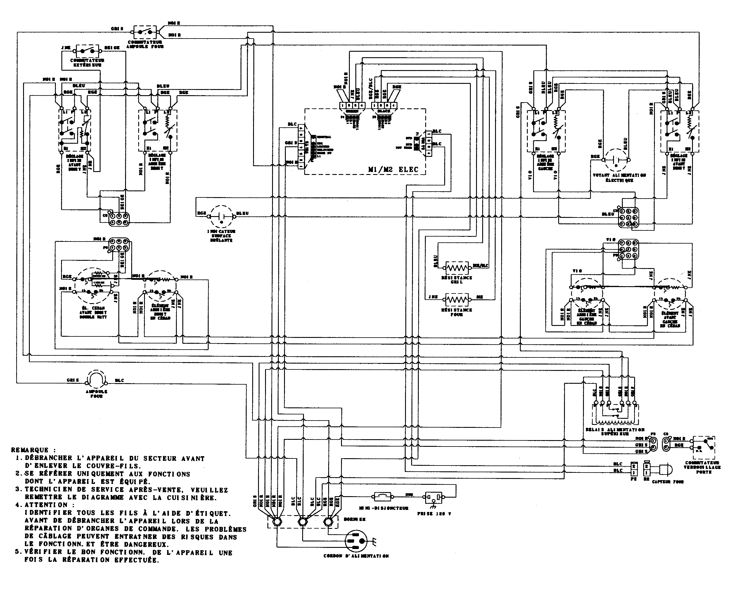 Maytag PERL451ACQ wiring information (frc) diagram