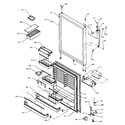 Amana TR25S5L-P1196401WL ref door assy diagram