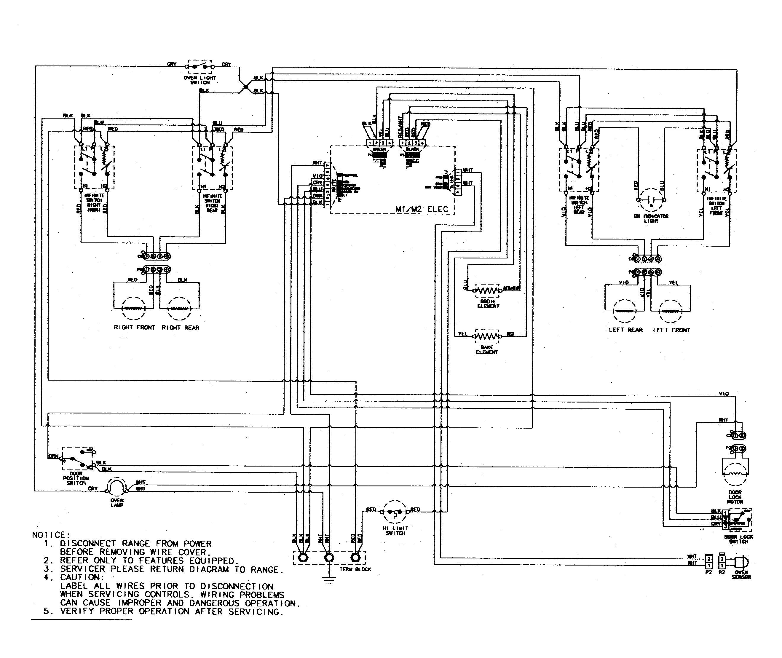 Maytag MER5555QAQ wiring information diagram