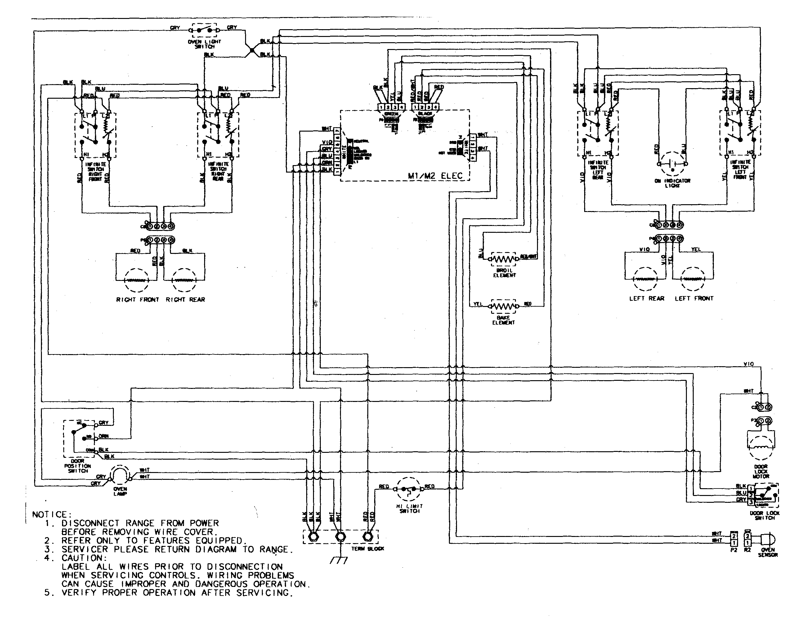 Maytag MER5555QAQ wiring information diagram