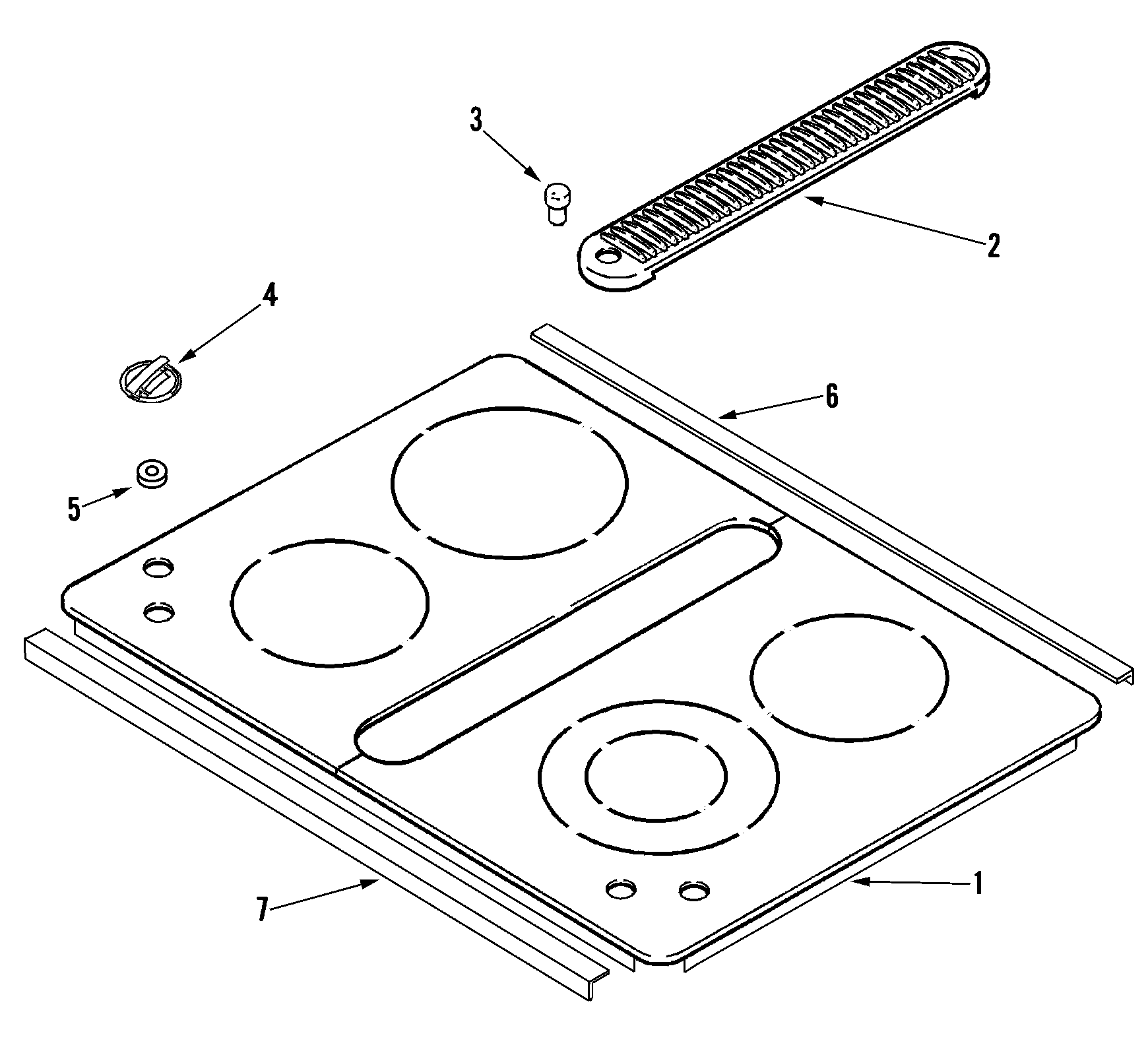 Jenn-Air JED8430BDS top assembly diagram