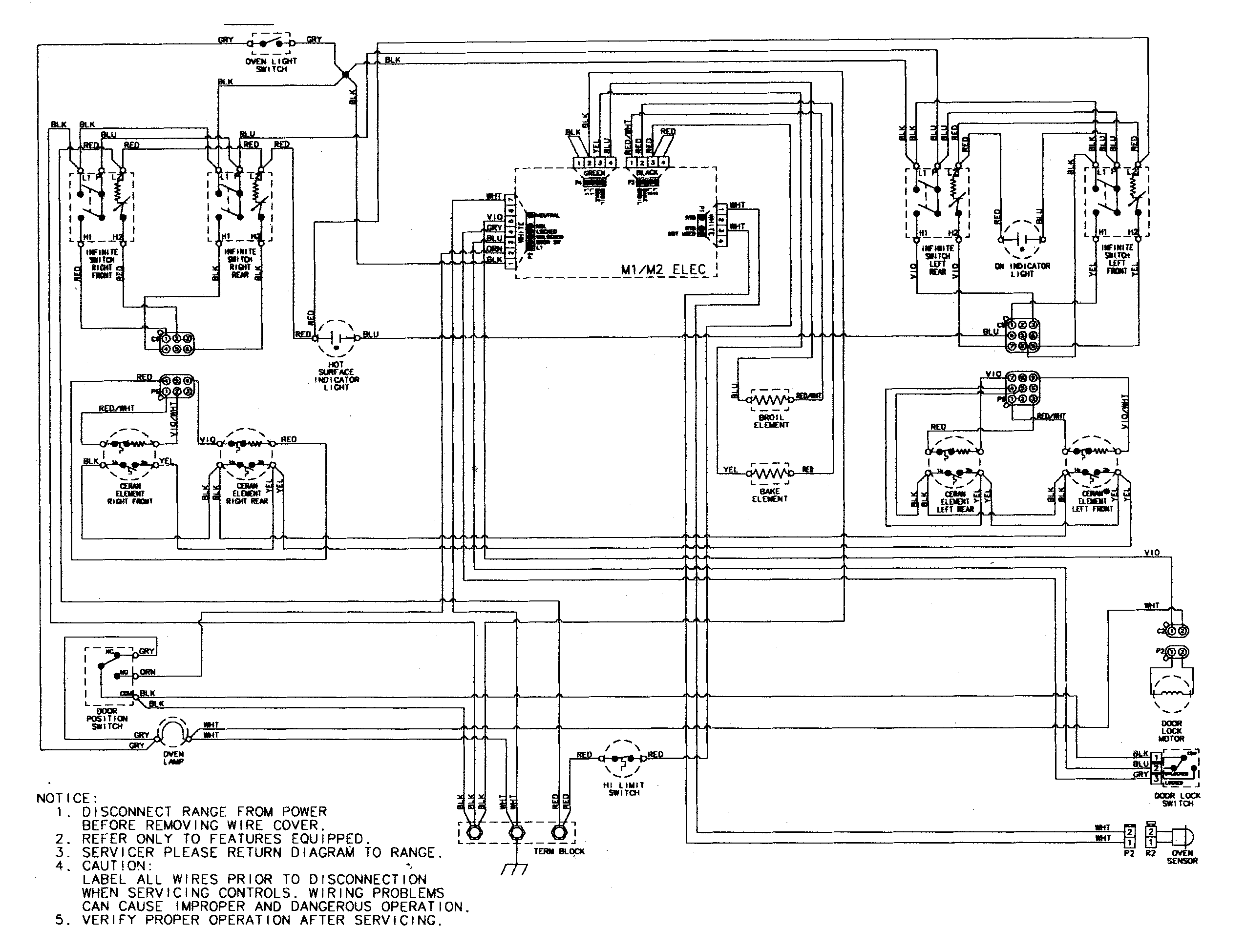 Maytag MERS755RAQ wiring information diagram