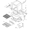 Maytag MGRL752BDQ oven/base diagram