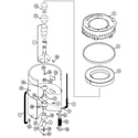 Maytag LAT9706AAE tub (9706) diagram