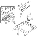 Maytag MAH4000BWQ top diagram