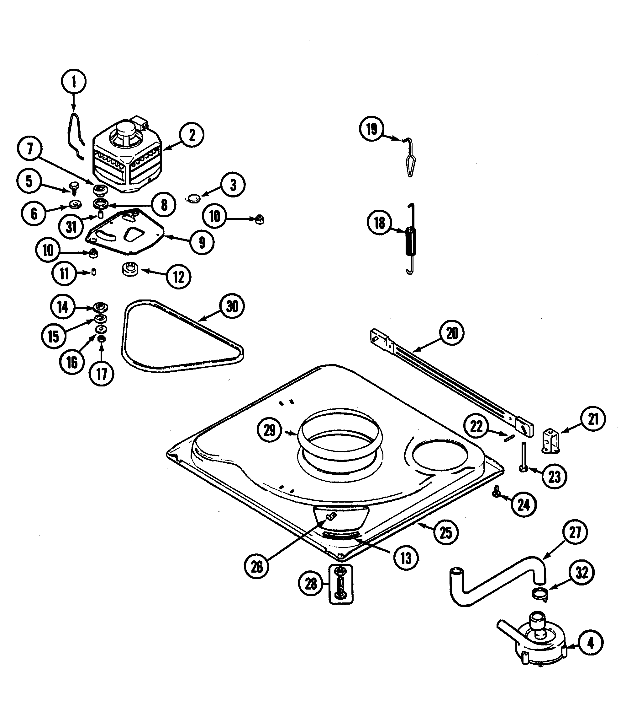 Hoover HAV1200ARW base diagram