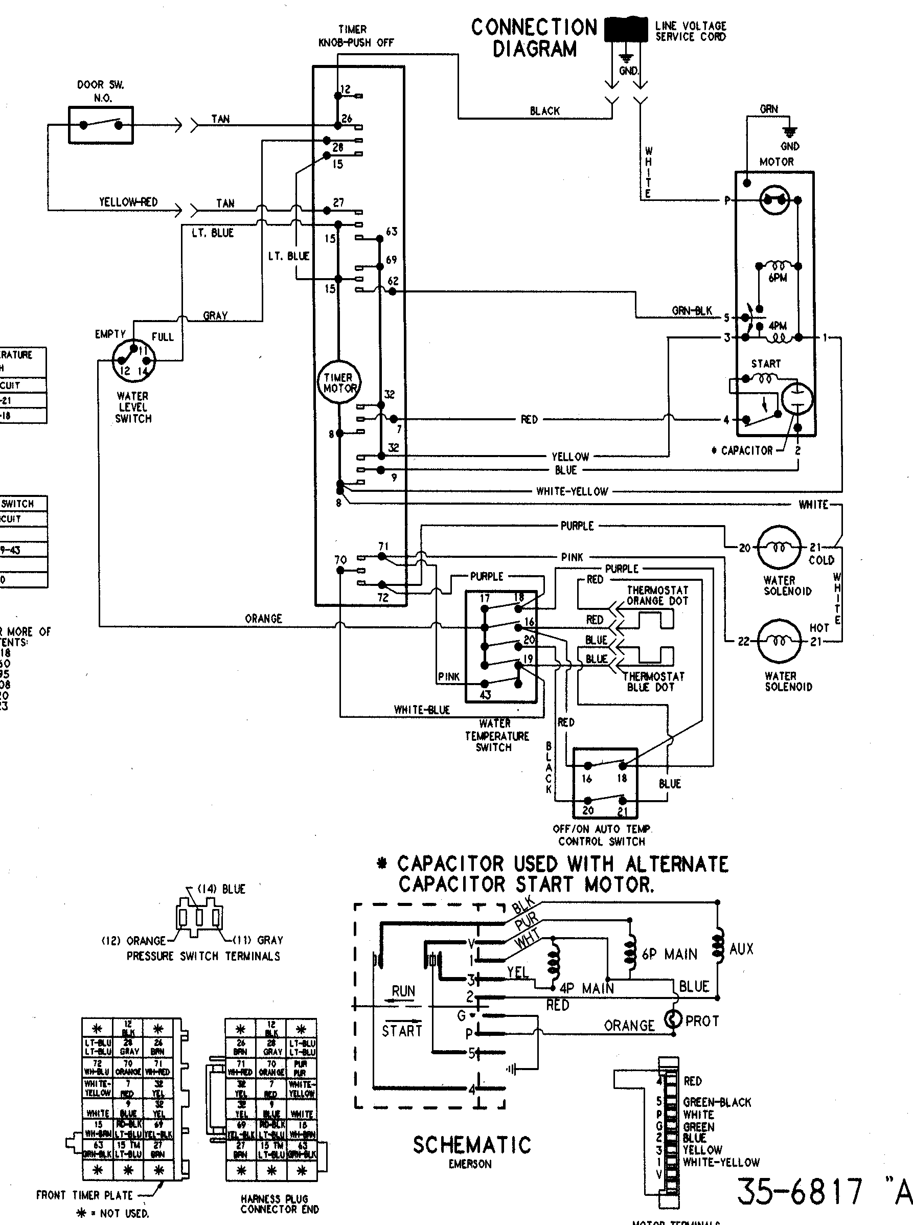 Maytag HAV2557AWW wiring information diagram