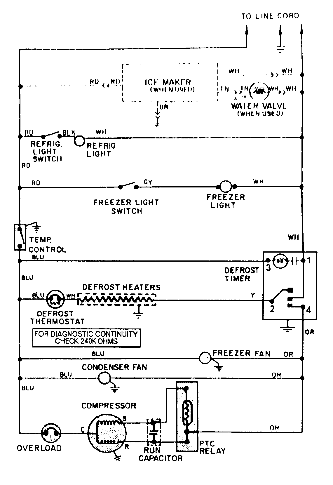 Maytag GS20Y8A wiring information diagram