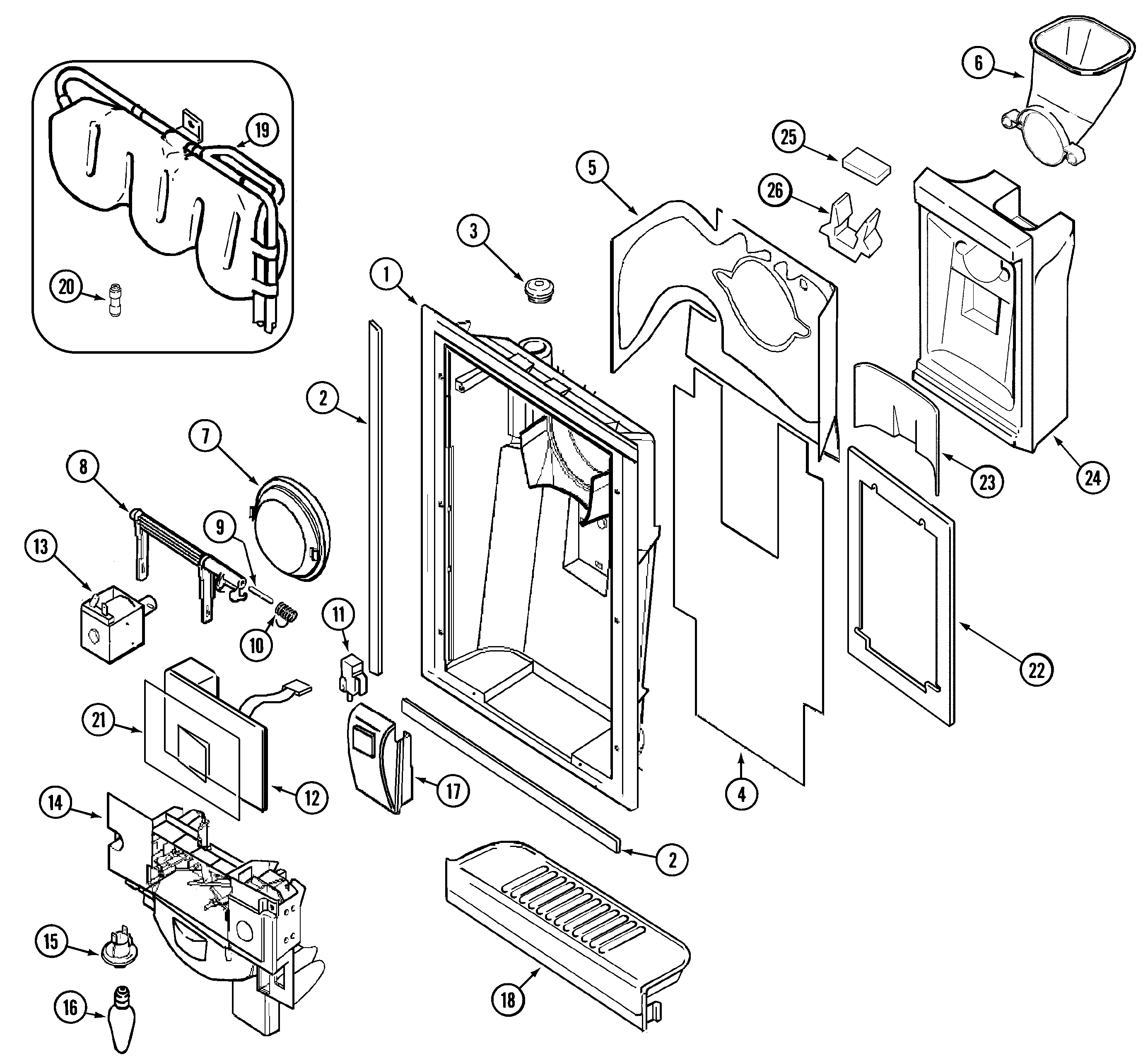 Maytag MSD2756DEQ fountain diagram