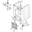 Maytag MAH5500BWW cabinet-rear diagram