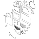Maytag PYE4558AYW door diagram