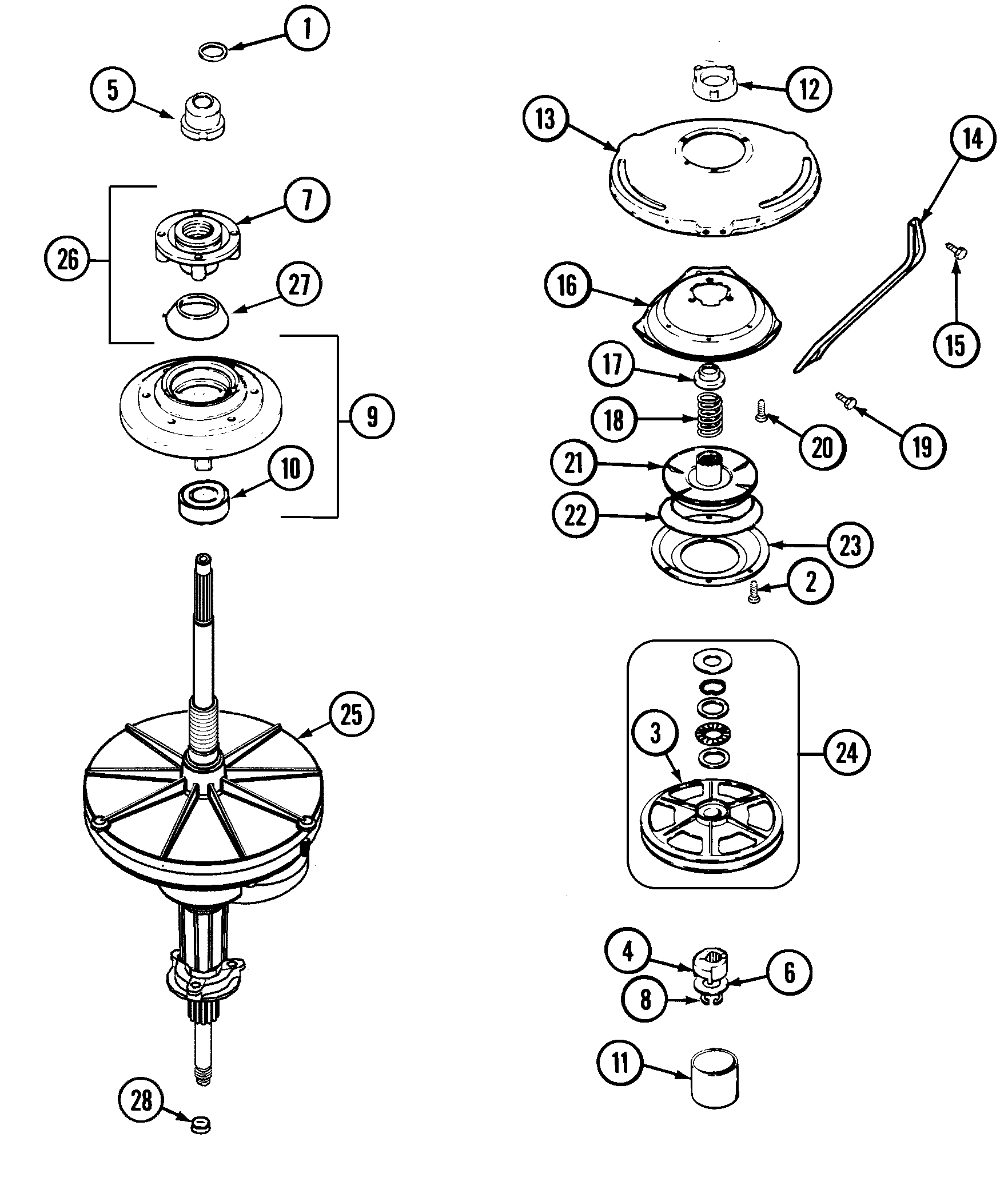 Crosley CW8000A transmission diagram