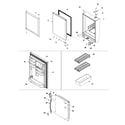 Amana XRBR904BW-PXRBR904BW0 refrigerator door diagram
