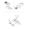 Amana XRBR904BW-PXRBR904BW0 refrigerator shelving diagram