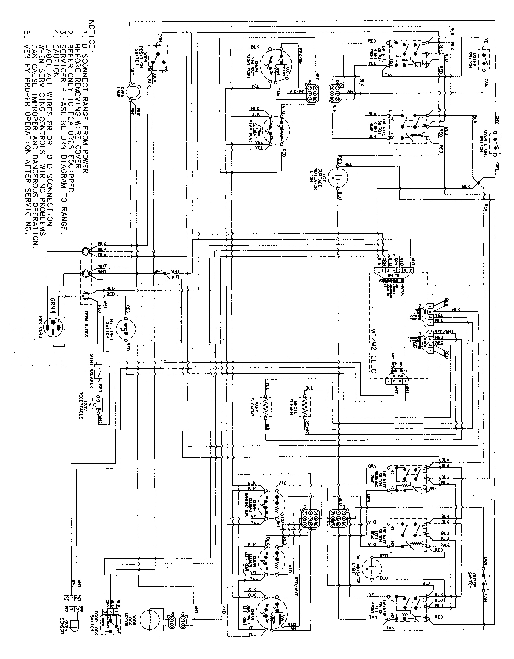 Maytag MER5775QCS wiring information diagram