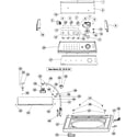 Admiral AAV8000AKW control panel & top  (aav9000) diagram