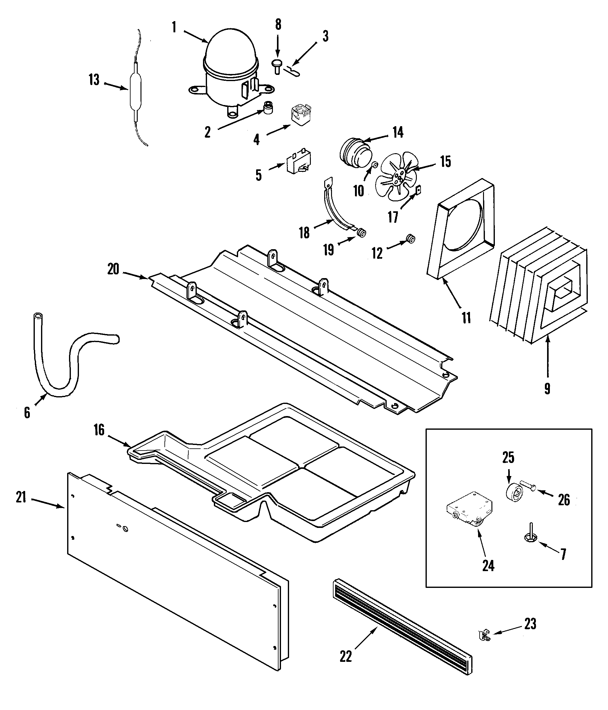 Maytag MTB1976HRW compressor (rev 10) diagram