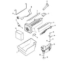 Maytag MTB1976HRW optional ice maker kit-uki1500axx diagram