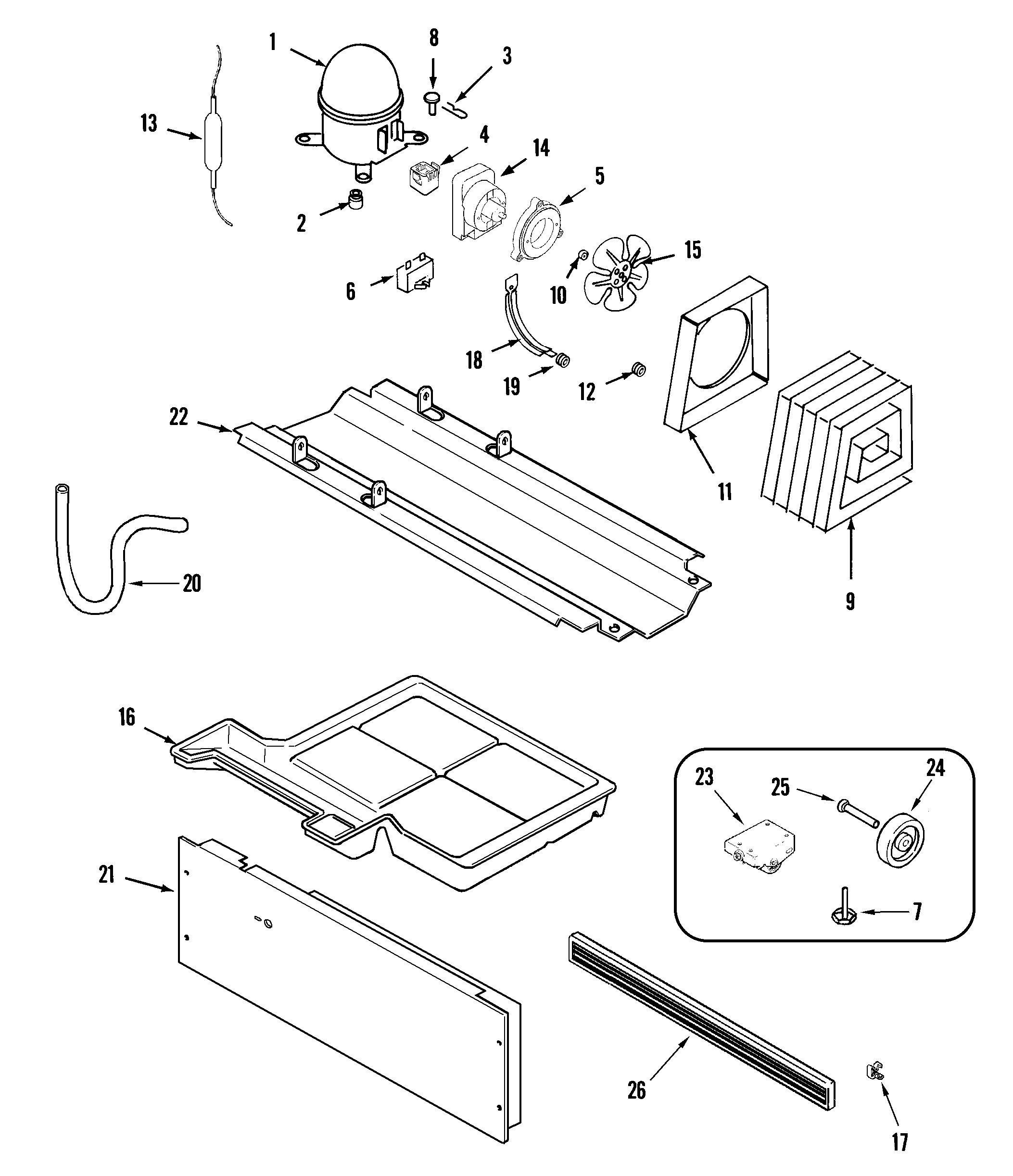 Maytag MTB1976HRW compressor (rev 11) diagram