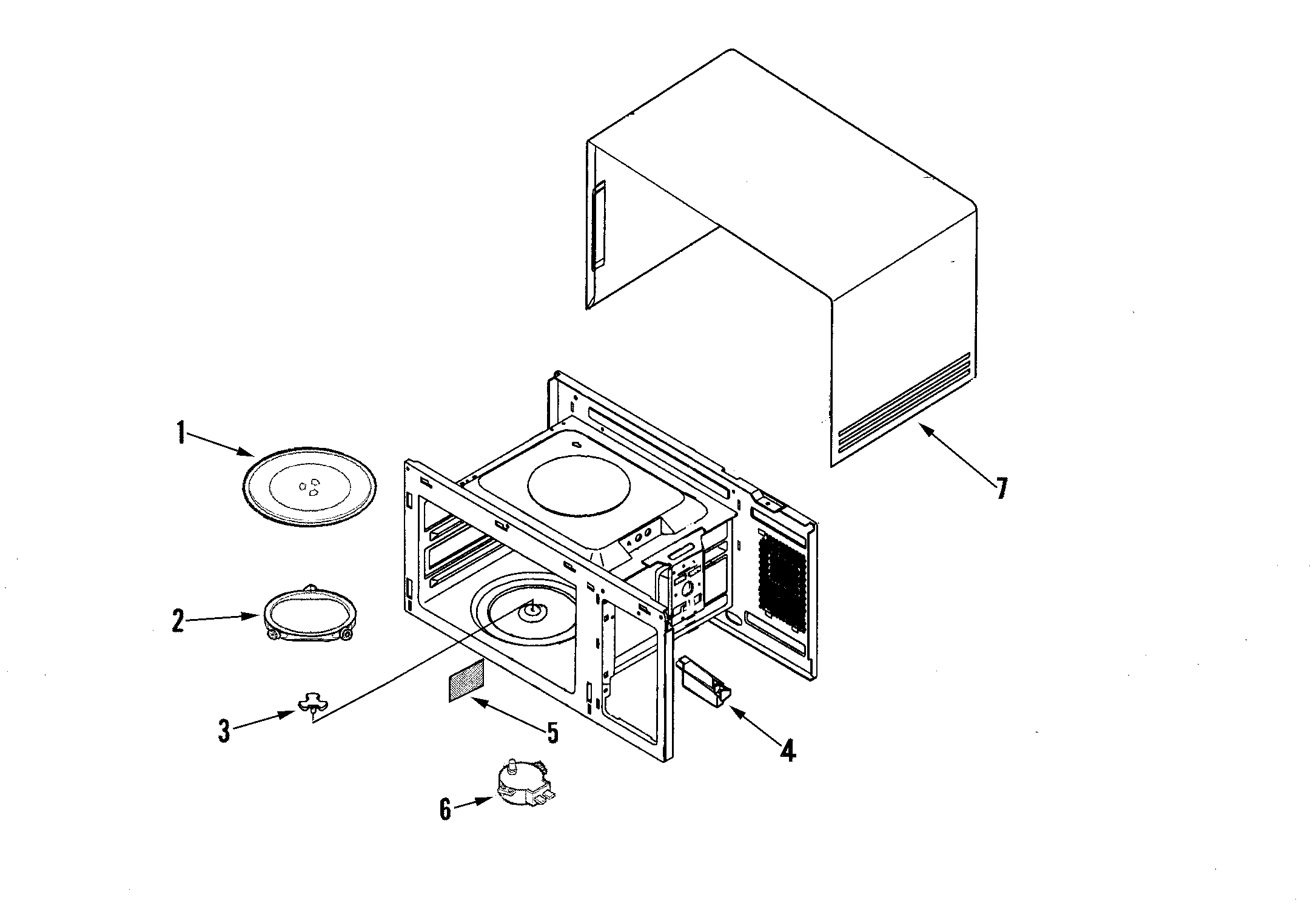Maytag UMC1071AAW body/cavity diagram