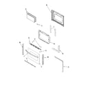 Kenmore 62960002600 door (lower) diagram