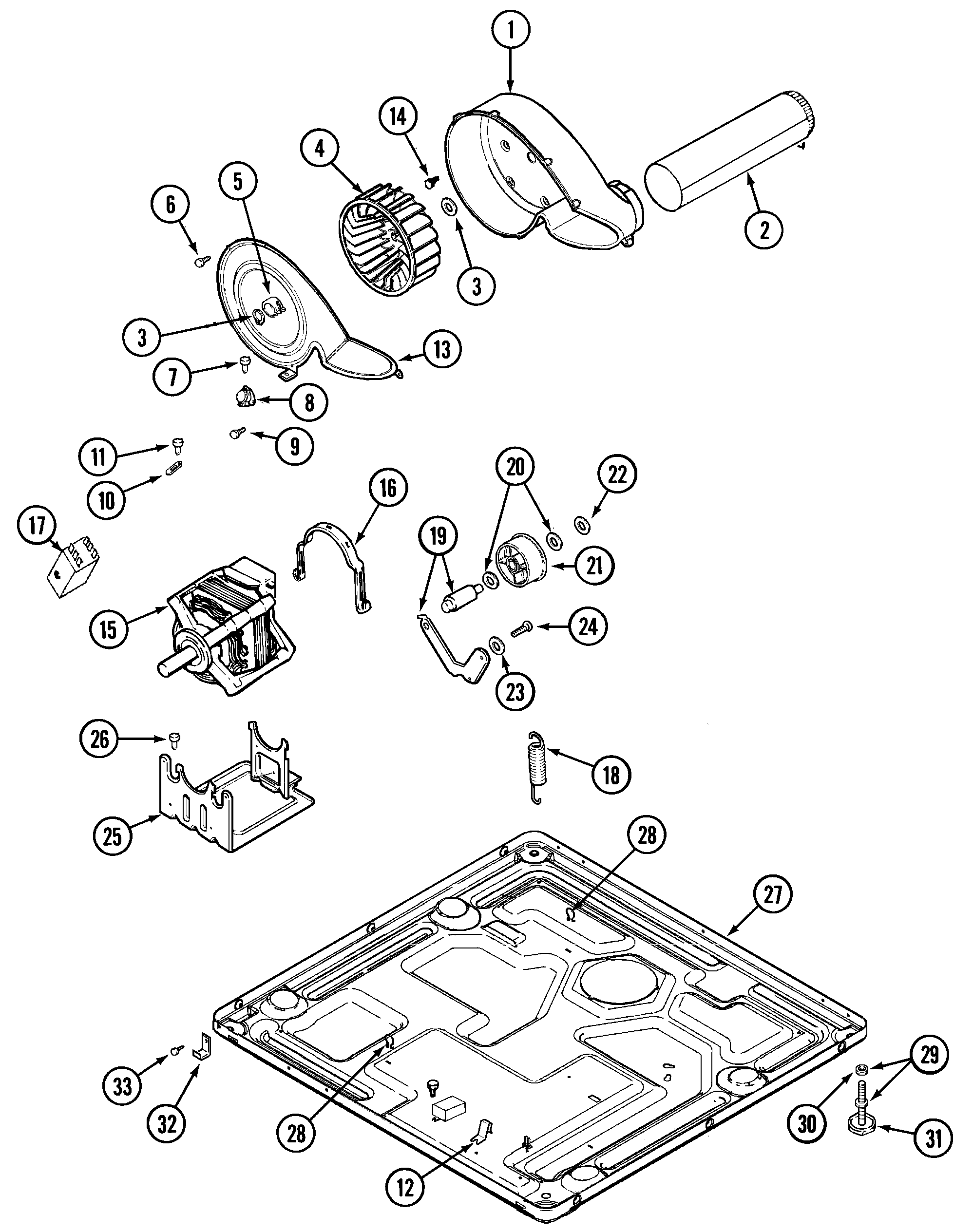 Maytag MDE5500AZQ motor drive diagram