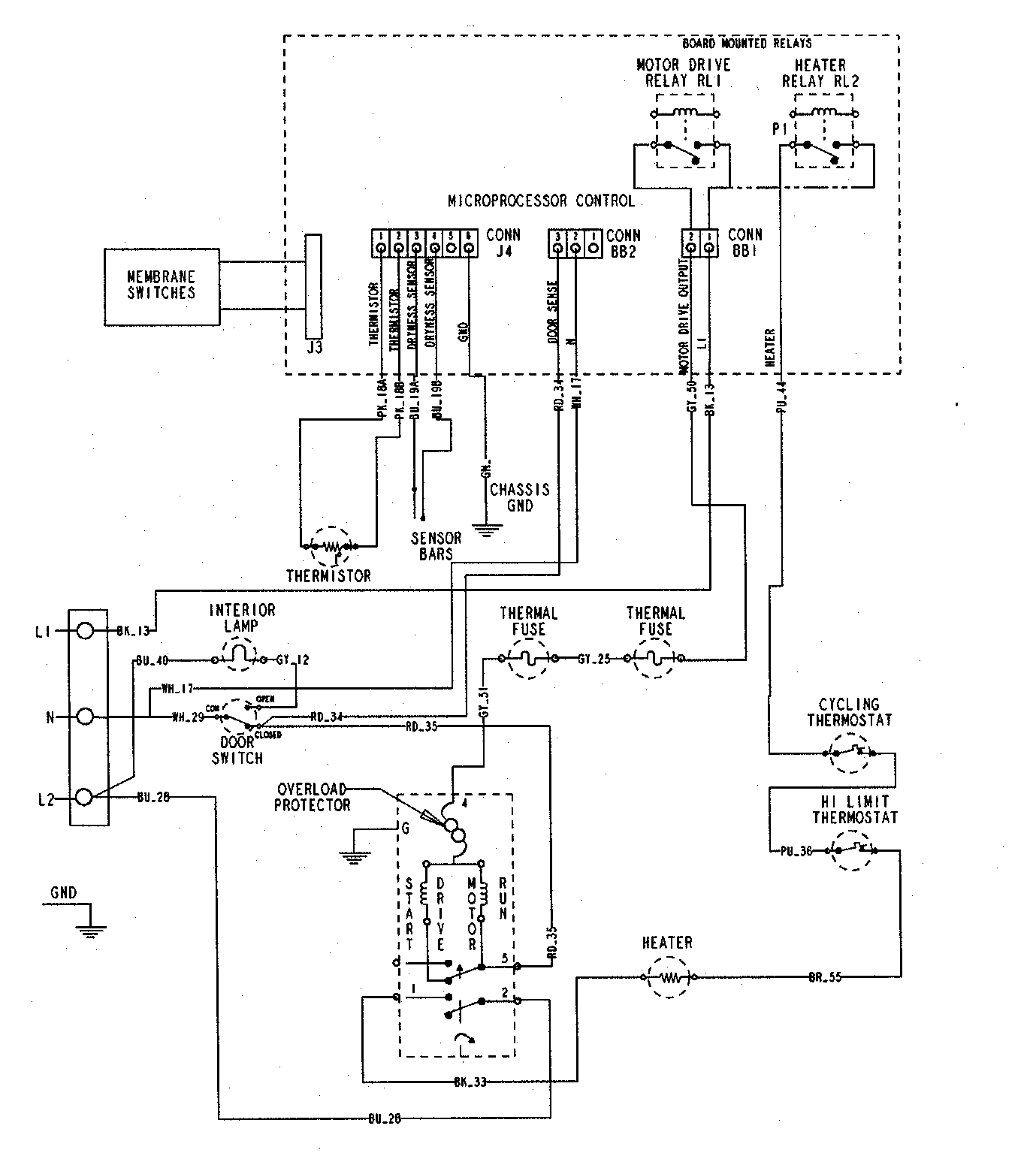 Maytag MDE5500AZQ wiring information diagram