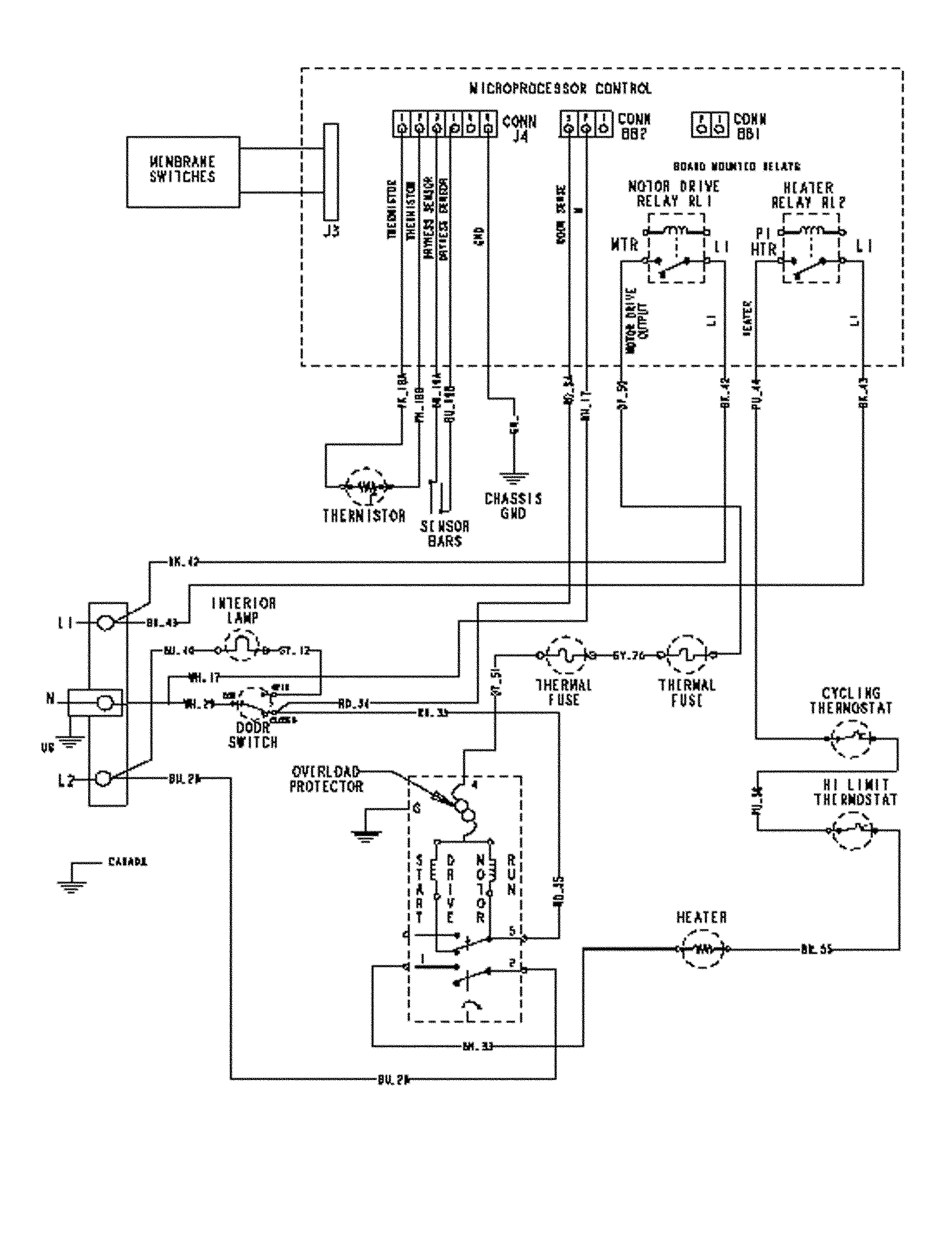 Maytag MDE5500AZQ wiring information diagram