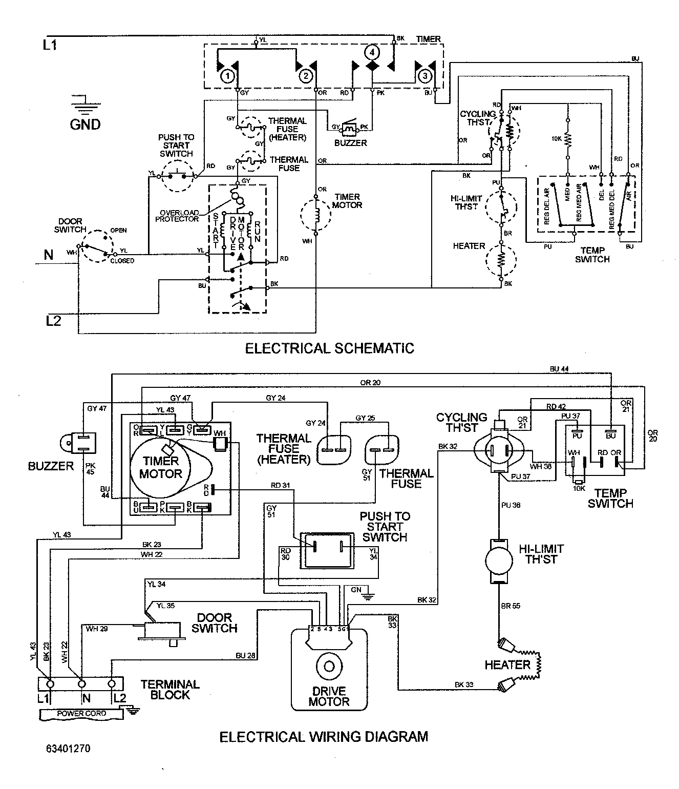 Maytag MDE2600AZW wiring information diagram