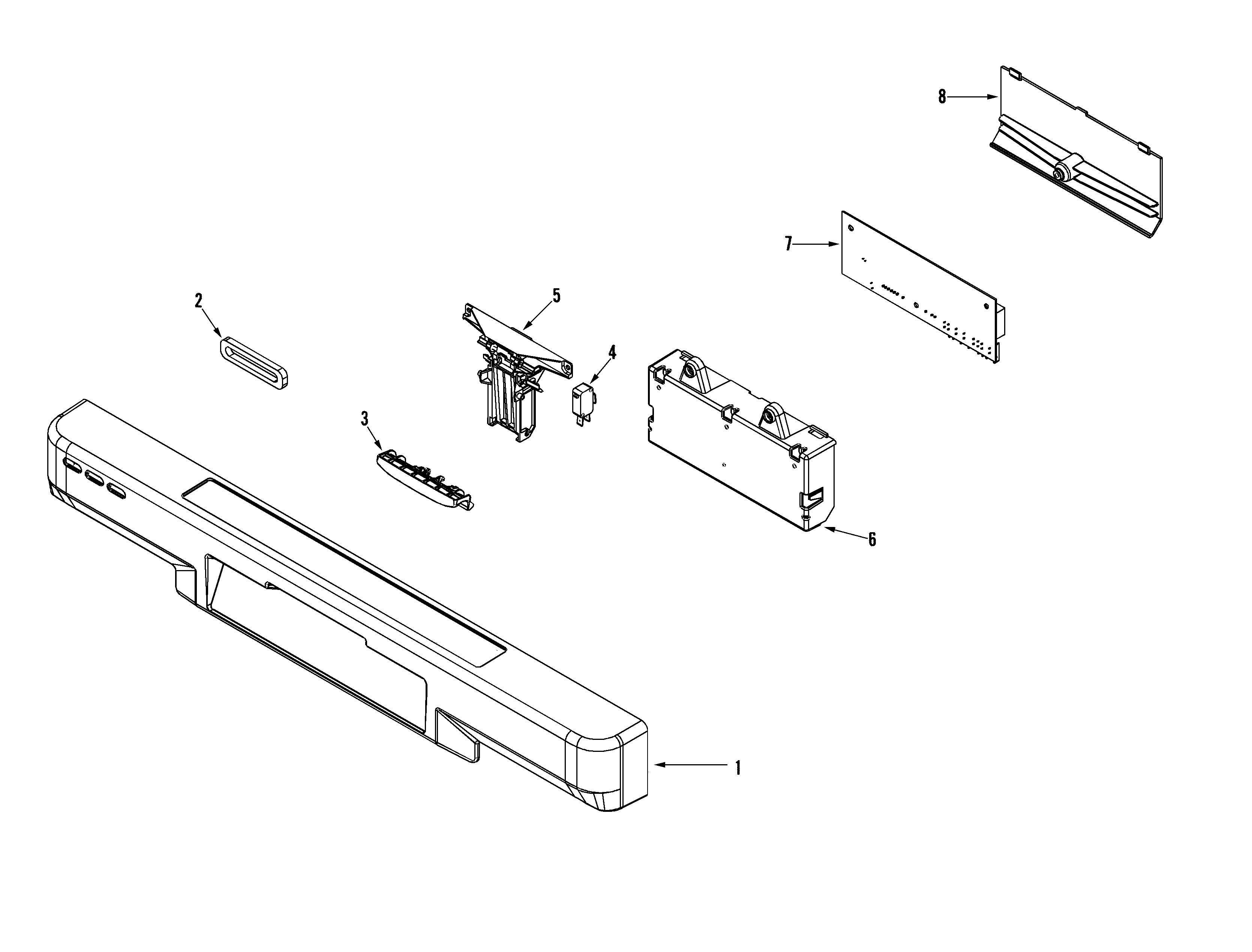Jenn-Air JDB1050AWW control panel diagram
