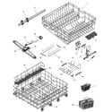 Maytag MDB6601AWB track & rack assembly diagram
