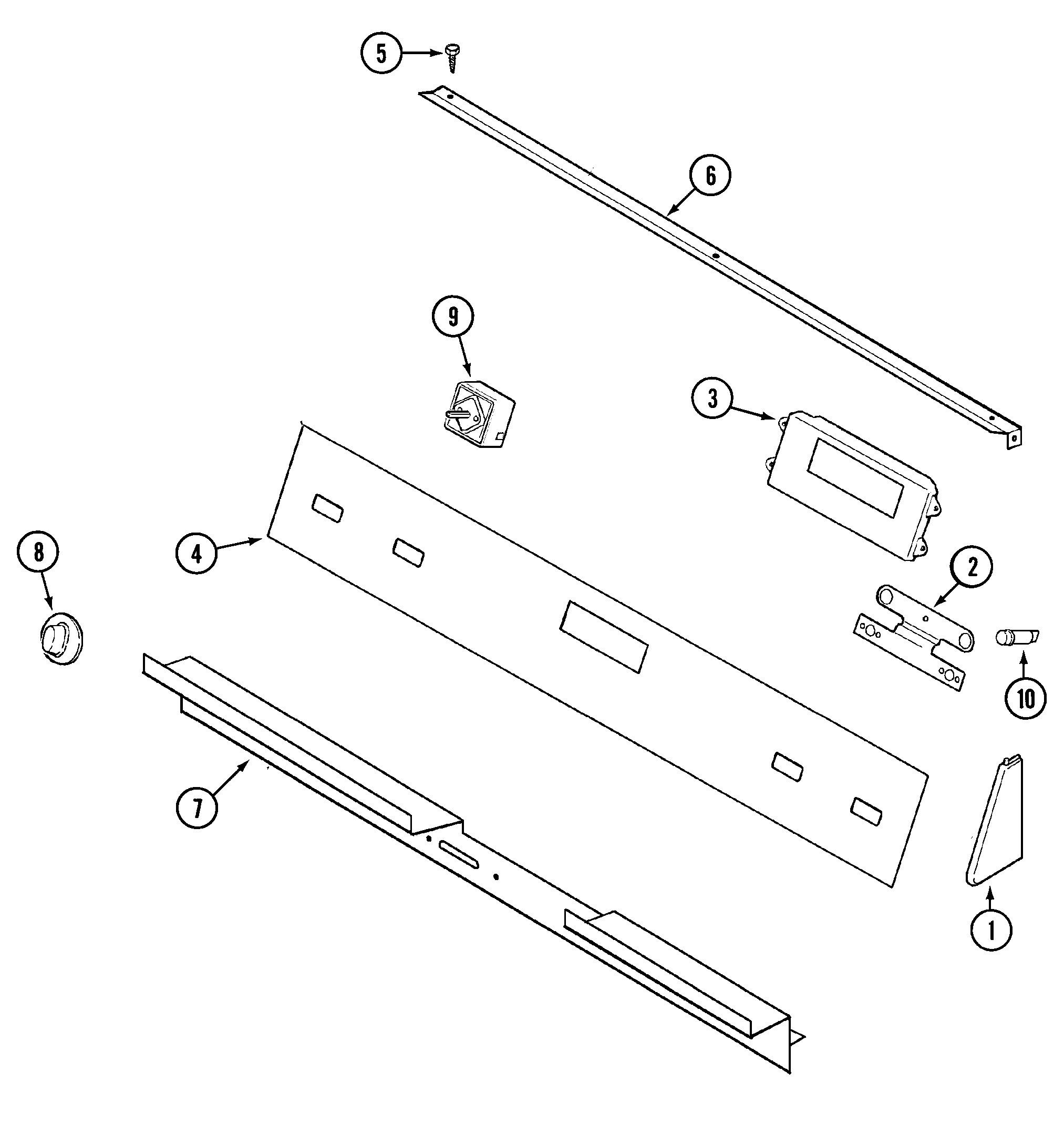 Jenn-Air SCE30600B control panel diagram