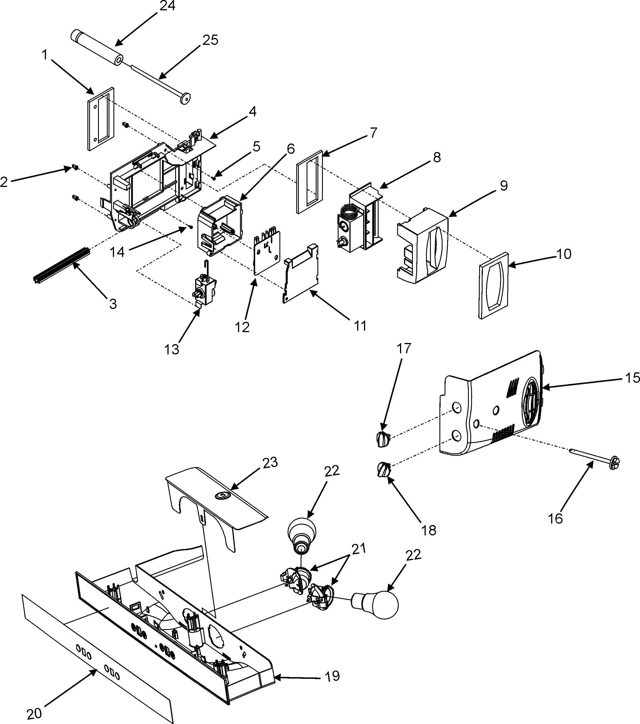 Maytag MSD2352KEB controls diagram
