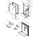 Maytag MBF1956KEW refrigerator door diagram