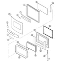 Jenn-Air JJW9530BAB door diagram