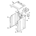 Maytag MDG7400AWW cabinet diagram