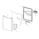 Maytag MDBH975AWB door diagram