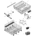 Maytag MDBH975AWB track & rack assembly diagram