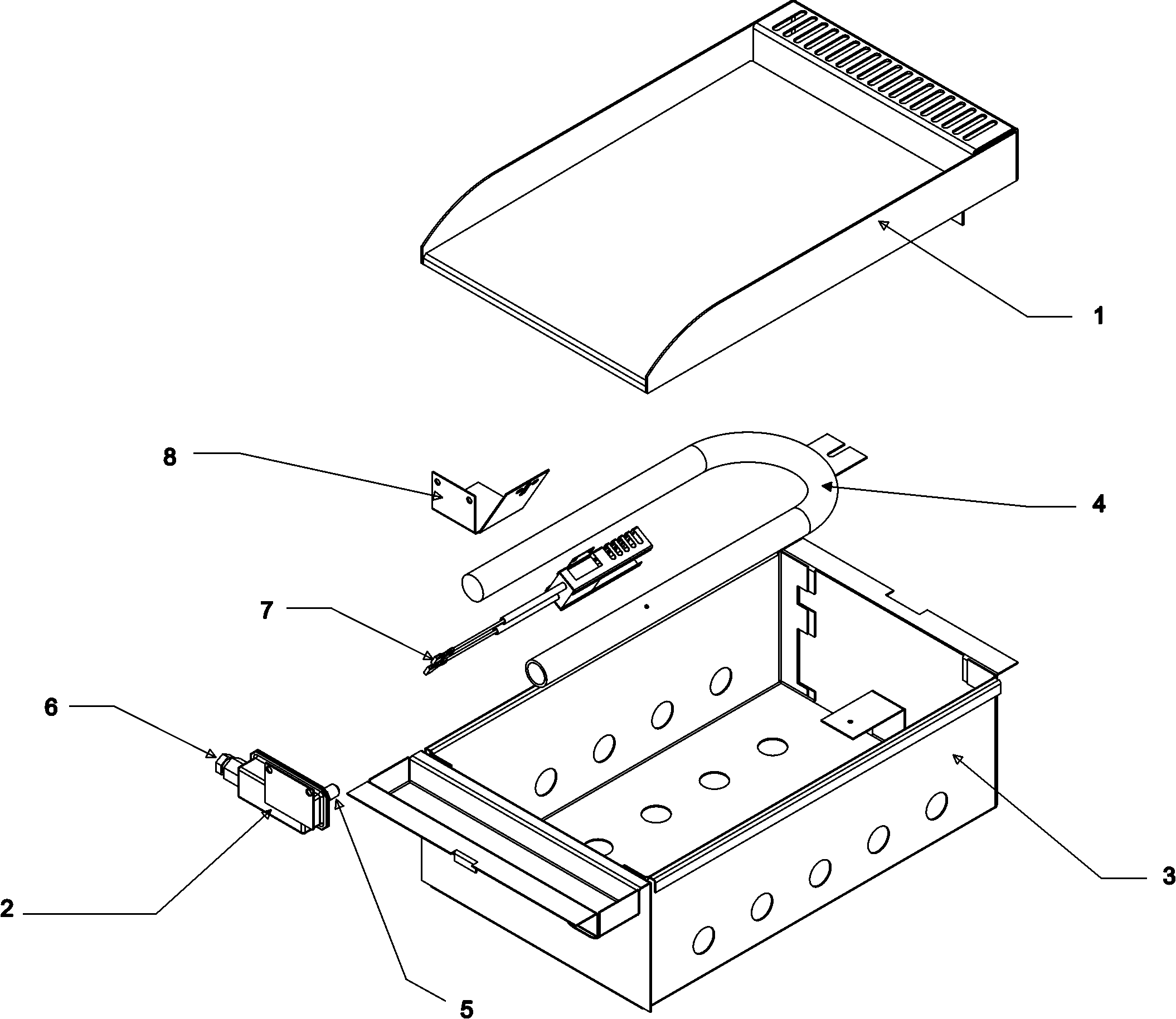 Jade RJSG4812A griddle diagram