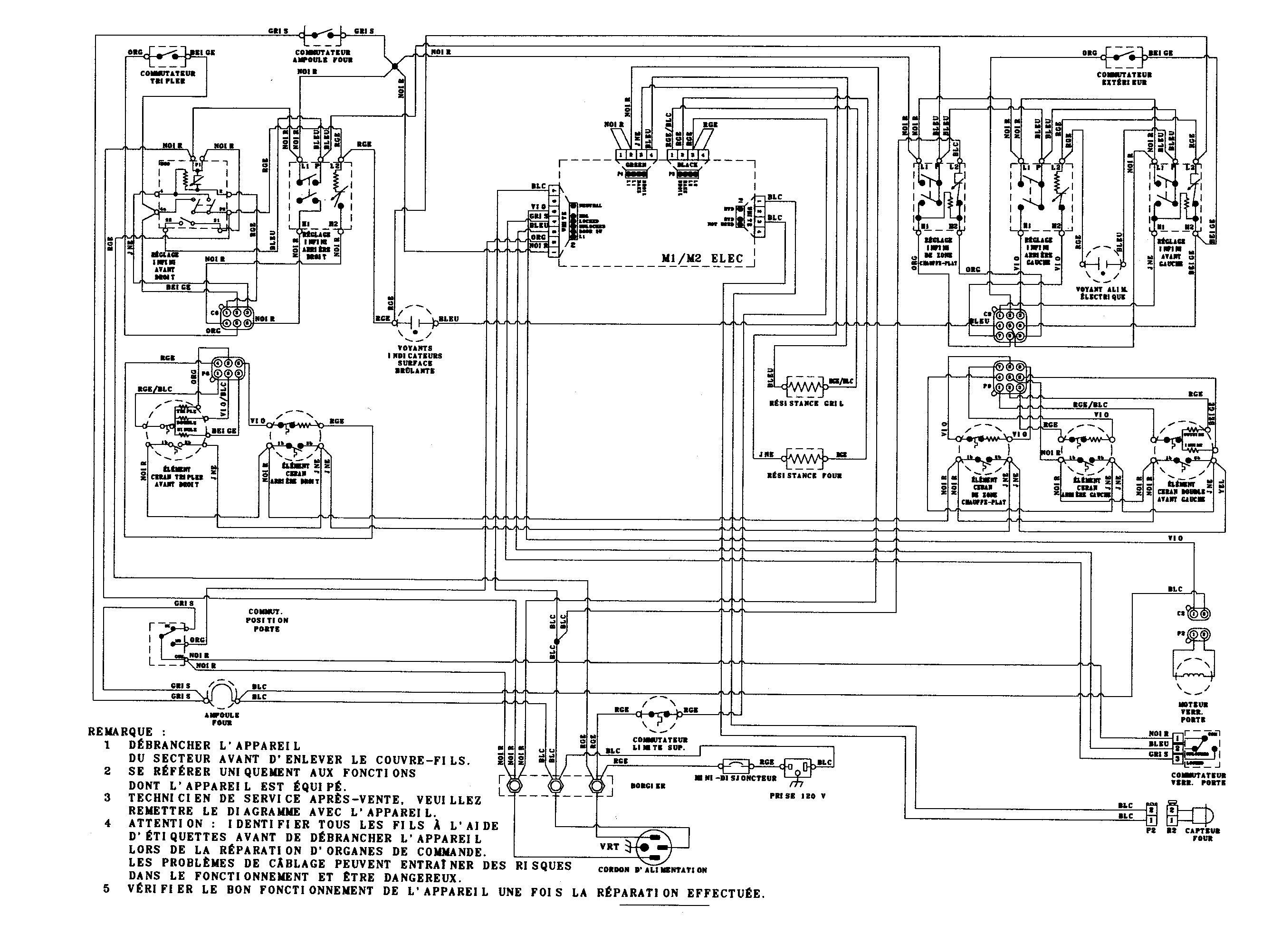 Maytag MER5775RCQ wiring information (frc) diagram
