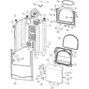 Crosley CDE4205AYJ cabinet diagram