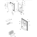 Amana ABB2522FEQ0 refrigerator door diagram